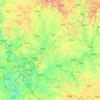 Carte topographique 东兴区 (Dongxing), altitude, relief
