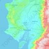 Carte topographique Guayas, carte du relief, carte des altitudes