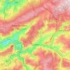 Carte topographique Stavelot, carte du relief, carte des altitudes