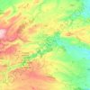Carte topographique Sortino, carte du relief, carte des altitudes
