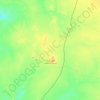 Carte topographique Aousserd, altitude, relief