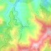Carte topographique Muracciole, altitude, relief