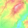 Carte topographique Partanna, carte du relief, carte des altitudes