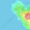 Carte topographique Pantelleria, carte du relief, carte des altitudes