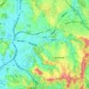 Carte topographique 栄区, altitude, relief