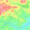 Carte topographique Agira, carte du relief, carte des altitudes