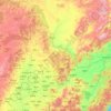 Carte topographique Heilongjiang, carte du relief, carte des altitudes