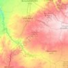 Carte topographique Province de Settat, altitude, relief