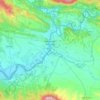 Carte topographique Sangüesa, carte du relief, carte des altitudes