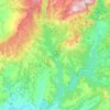Carte topographique la Baronia de Rialb, carte du relief, carte des altitudes