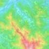 Carte topographique Roaschia, carte du relief, carte des altitudes