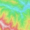 Carte topographique Melle, carte du relief, carte des altitudes