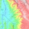Carte topographique Sopetrán, carte du relief, carte des altitudes