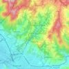 Carte topographique Fiesole, carte du relief, carte des altitudes