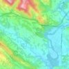Carte topographique Mañeru, carte du relief, carte des altitudes