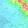 Carte topographique Larciano, carte du relief, carte des altitudes