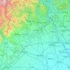 Carte topographique VC, carte du relief, carte des altitudes
