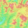 Carte topographique Erro, carte du relief, carte des altitudes