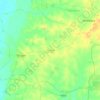Carte topographique Tougan, carte du relief, carte des altitudes