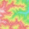 Carte topographique Castelmagno, altitude, relief