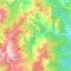 Carte topographique Ghisoni, altitude, relief