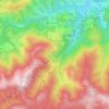 Carte topographique Urrotz, carte du relief, carte des altitudes