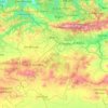 Carte topographique Bouira, relief, altitude