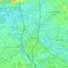 Carte topographique Malines, carte du relief, carte des altitudes