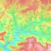 Carte topographique Virton, carte du relief, carte des altitudes
