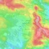 Carte topographique Wudigeß, carte du relief, carte des altitudes