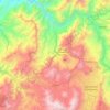 Carte topographique Calacali, carte du relief, carte des altitudes