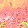 Carte topographique Ulanqab, altitude, relief