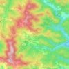 Carte topographique Carro, carte du relief, carte des altitudes