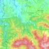 Carte topographique Lerma, relief, altitude