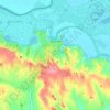 Carte topographique Tulcea, carte du relief, carte des altitudes