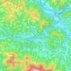 Carte topographique Ravne na Koroškem, carte du relief, carte des altitudes