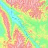 Carte topographique Demchok Eastern Sector, altitude, relief