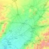 Carte topographique 辽河, altitude, relief