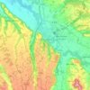 Carte topographique Aire-sur-l'Adour, altitude, relief