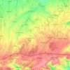 Carte topographique Fernelmont, altitude, relief