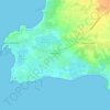 Carte topographique Penmarc'h, altitude, relief