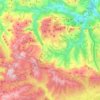 Carte topographique Soba, carte du relief, carte des altitudes
