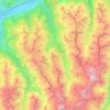 Carte topographique Anniviers, carte du relief, carte des altitudes