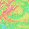 Carte topographique Bohinj, carte du relief, carte des altitudes