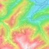 Carte topographique Martigny-Combe, carte du relief, carte des altitudes