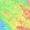 Carte topographique Sežana, carte du relief, carte des altitudes