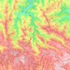 Carte topographique Somiedo, carte du relief, carte des altitudes