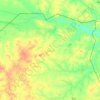 Carte topographique Oudalan, carte du relief, carte des altitudes