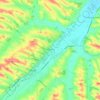 Carte topographique Samatan, altitude, relief