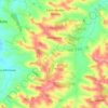 Carte topographique Mongausy, altitude, relief